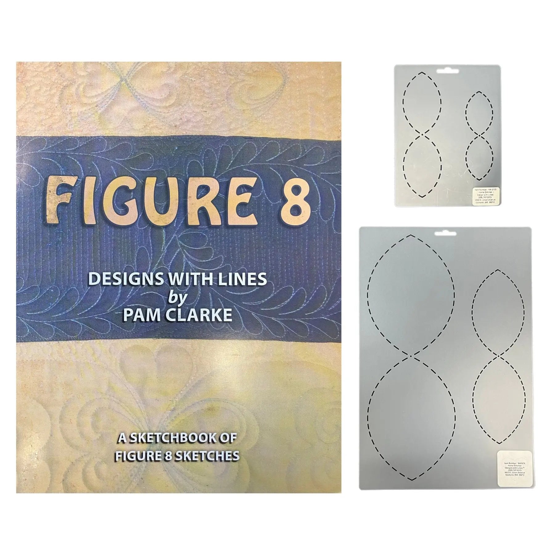 Figure 8 Book and Stencil Kit - Linda's Electric Quilters