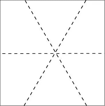 1975 Hexagon Lines 14" Stencil - Linda's Electric Quilters