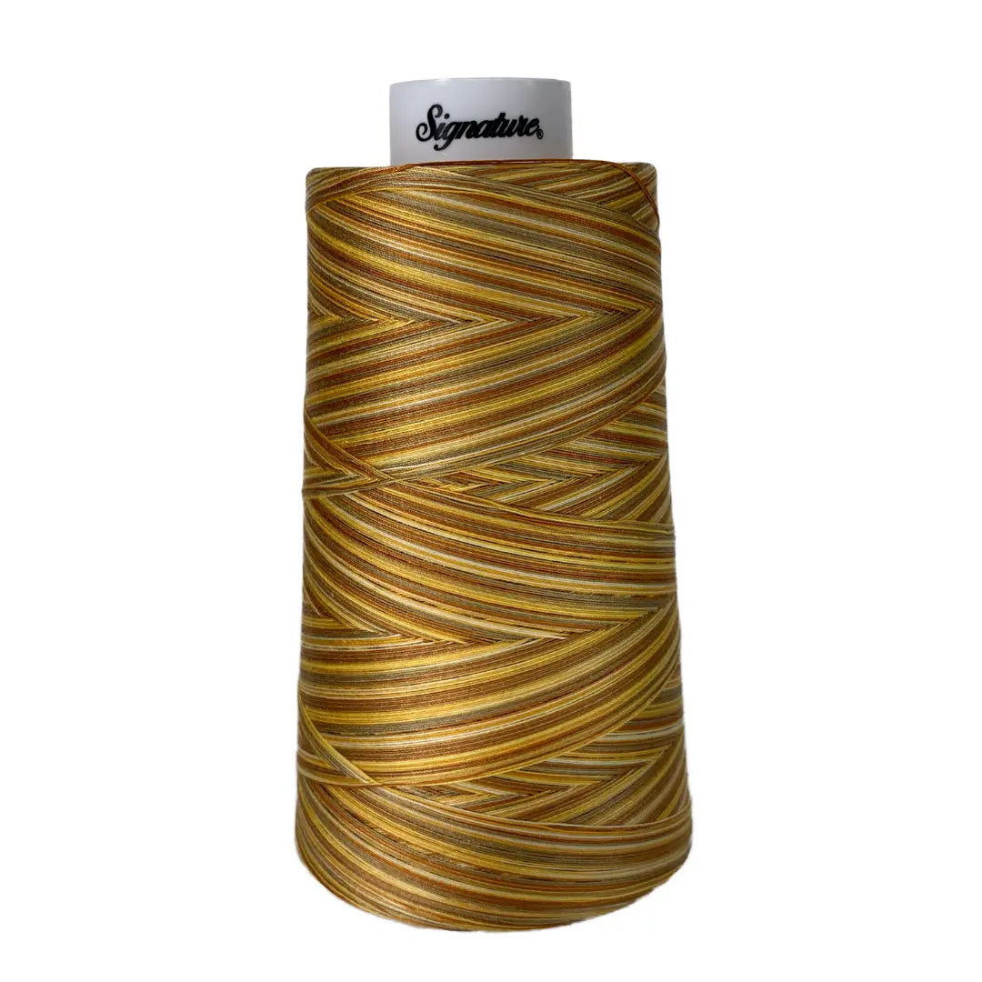 M09 Golden Harvest Signature Cotton Variegated Thread - Linda's Electric Quilters