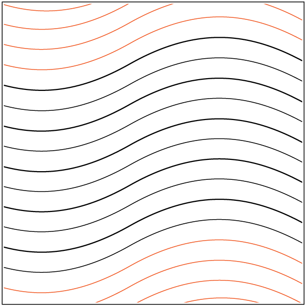 Good Vibrations #1 Pantograph - Linda's Electric Quilters