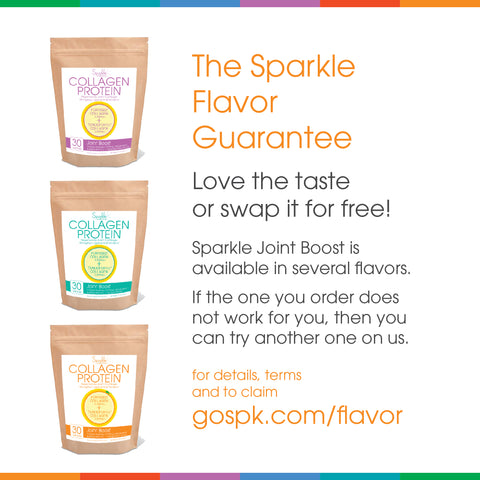 Sparkle Flavor Guarantee - buy with peace of mind that if the flavor is not to your liking, you can replace at no cost