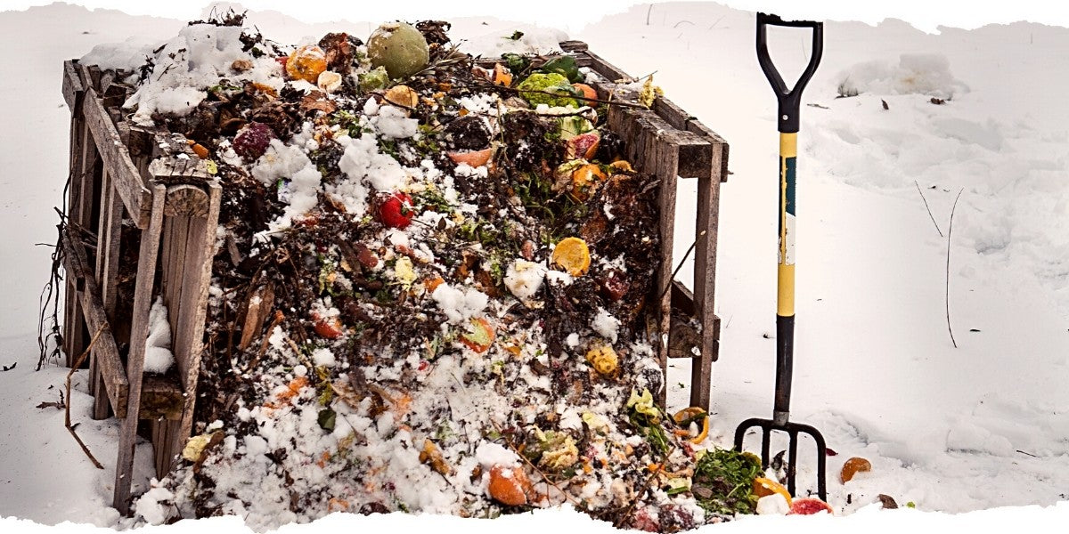 Winter Compost Pile
