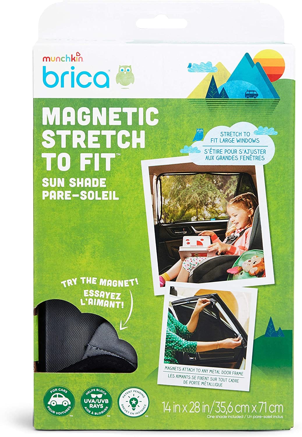 Brica Stretch To Fit Pare Soleil Magnetique Bo Bebe Magasin Pour Bebe