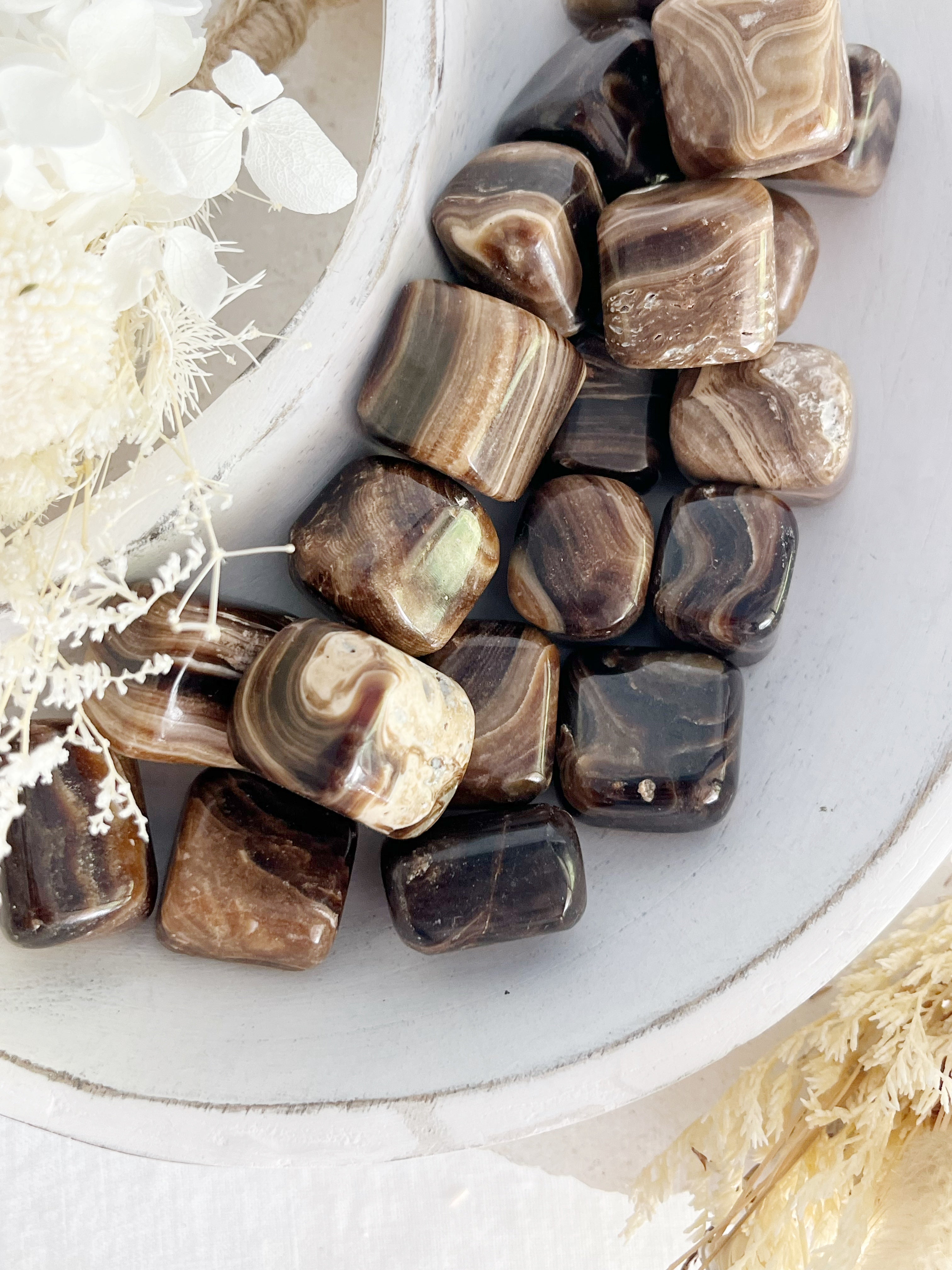  CHOCOLATE CALCITE TUMBLE