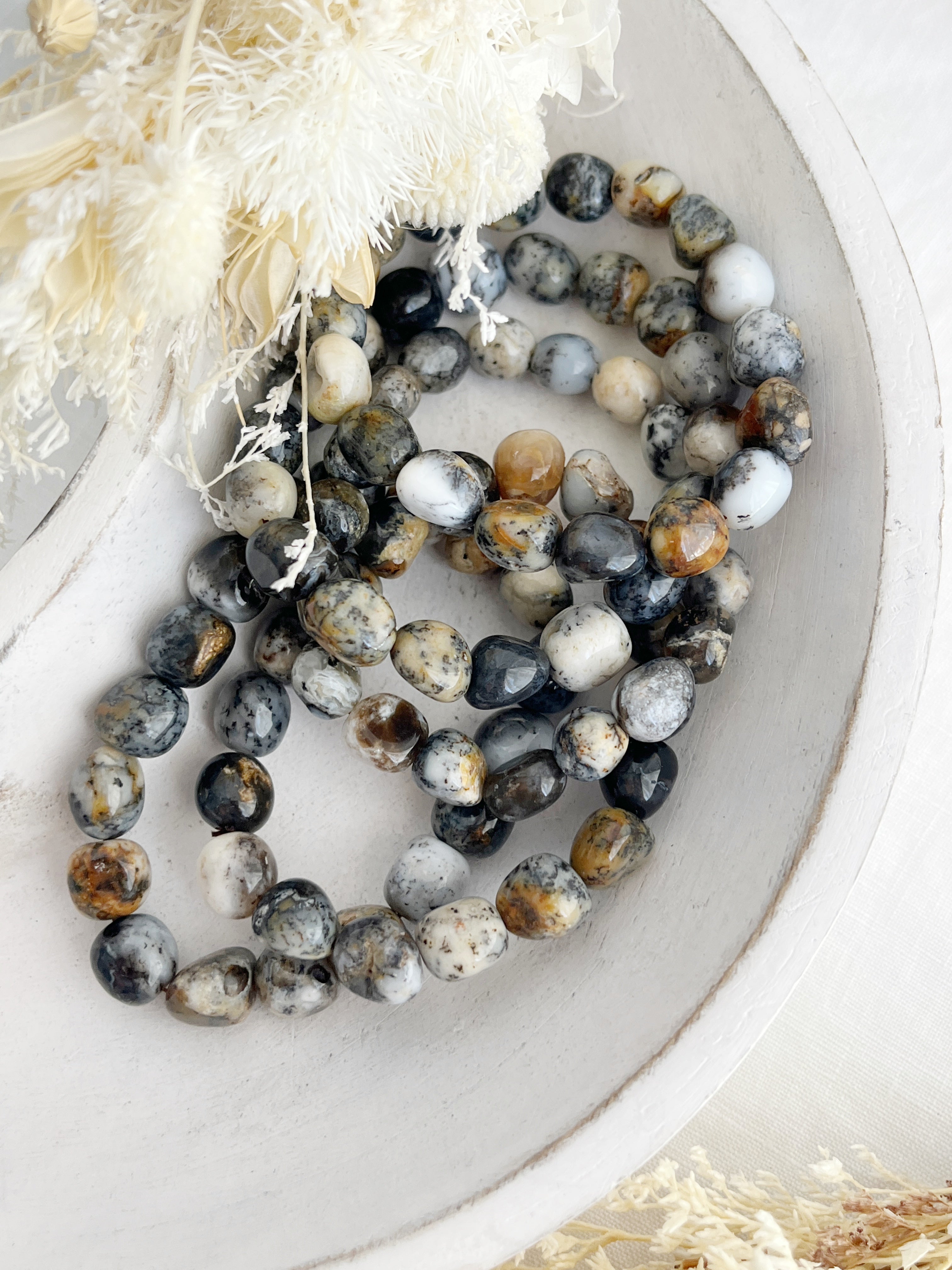  DENDRIC OPAL PEBBLE BRACELET || INTUITIVELY CHOSEN