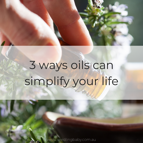 one of my favourite ways to simplify the parenting journey is with essential oils.