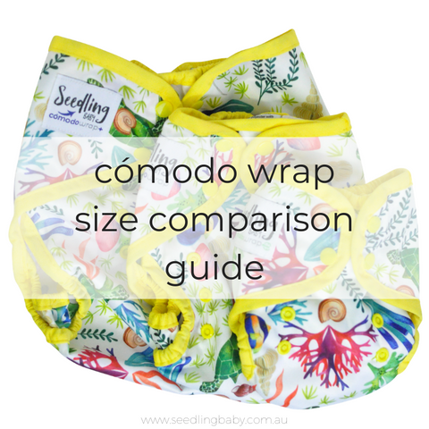 Cómodo Wrap Nappy Cover Size Comparison Guide