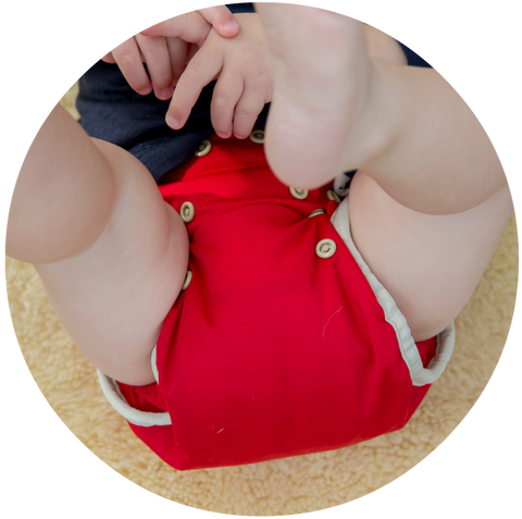 The leg gusset on our nappy ensures leak-free nappy days and a great fit across all ages.