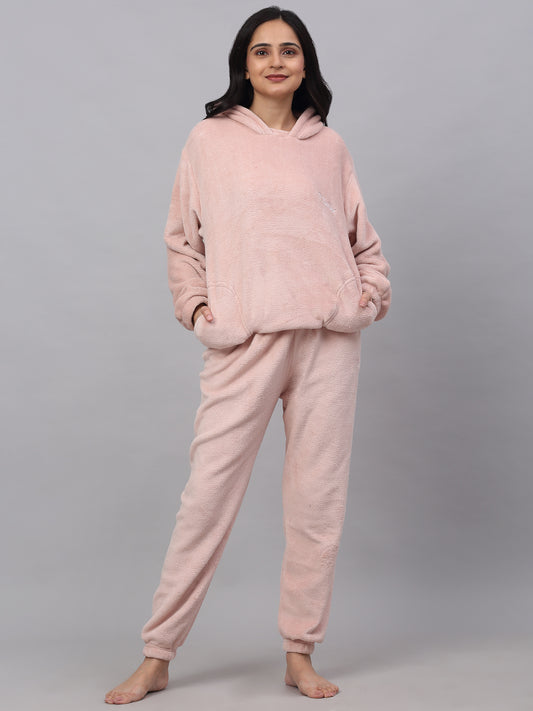 Buy Ukal Women Winter Nightsuit Ladies Fur Nightwear Warm Night Suit Pants  for Girls Top Pyjama Set Full Sleeve Regular Fit Round Neck Set Online at  Best Prices in India - JioMart.