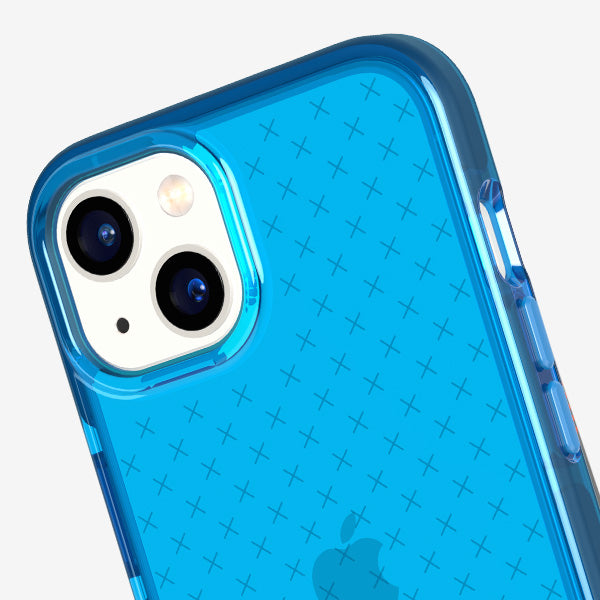 Tech21 Classic Blue Evo Check iPhone 13 case