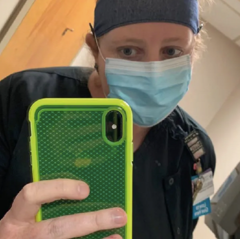 Healthcare worker tech21 phone case