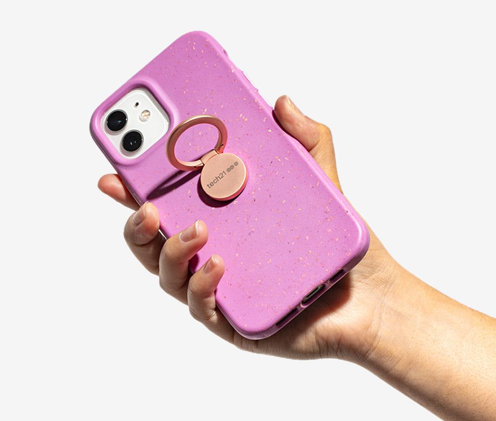 Tech21 pink eco-friendly iPhone 12 case - Eco Slim