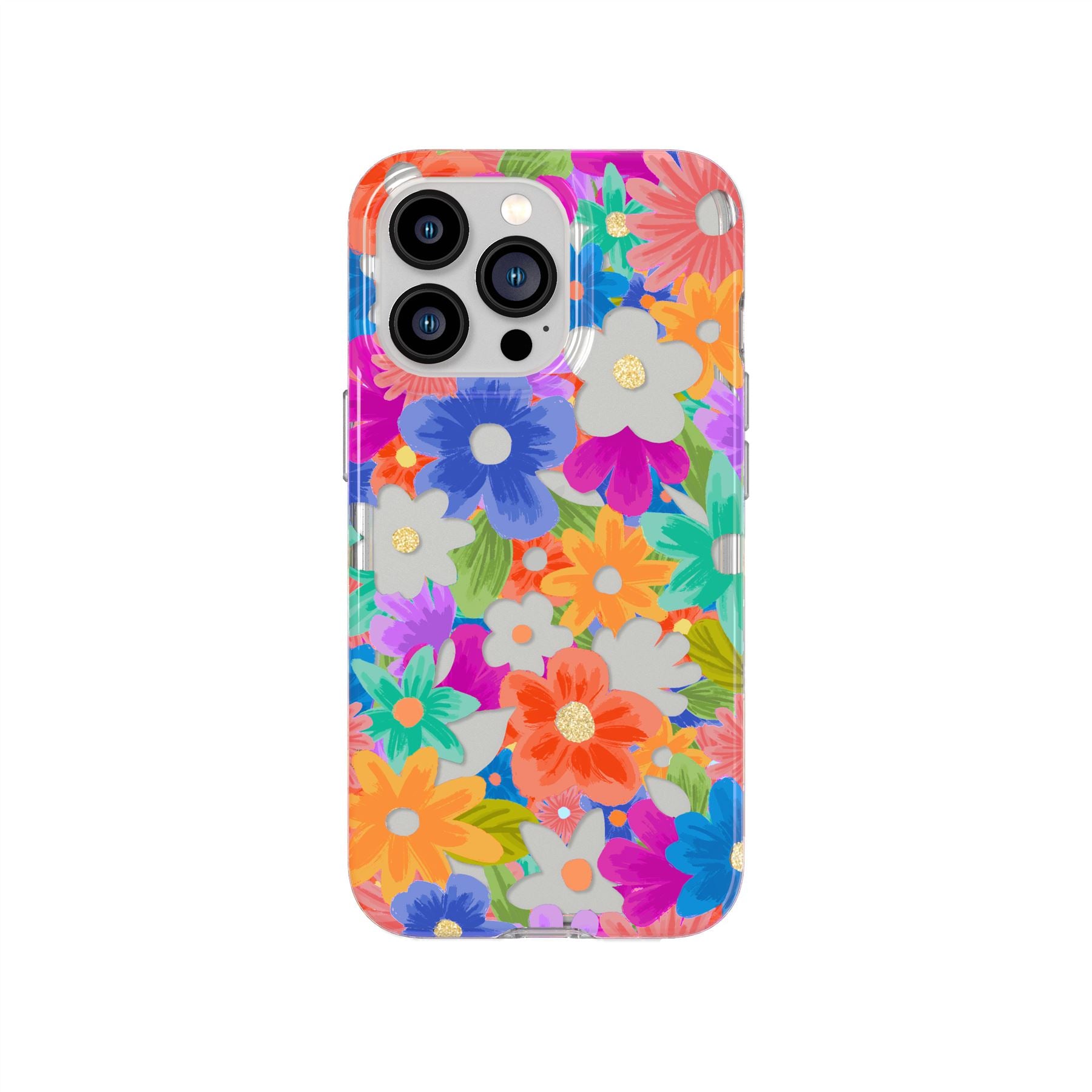 Tech21 EvoArt - Apple iPhone 13 Pro Case - Cutout Flora