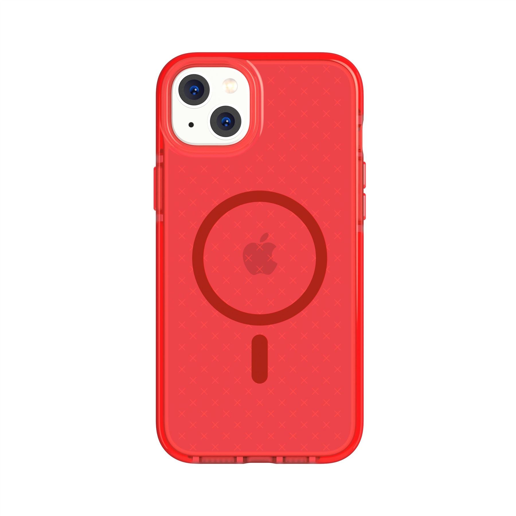 Tech21 EvoCheck - Apple iPhone 14 Plus Case MagSafe Compatible - Red