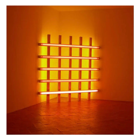 Dan Flavin, Icons, Room of Lights, 1963 circa. Permanent collection at Villa Panza in Biumo, Varese (Italy).