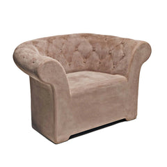 Sirchester Moleskin armchair by Bazzicalupo & Mangiarotti