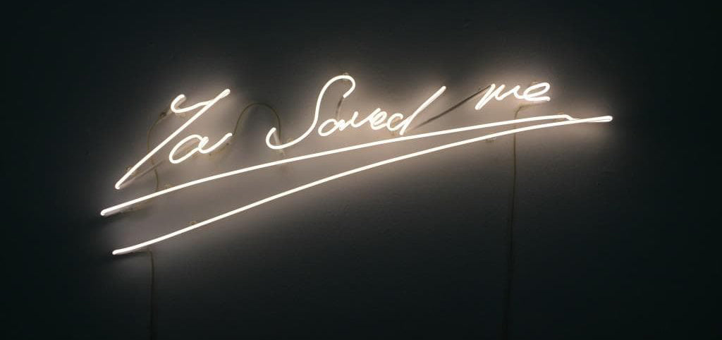 Tracey Emin, You Saved Me, Love exhibition, ​​Chiostro del Bramante