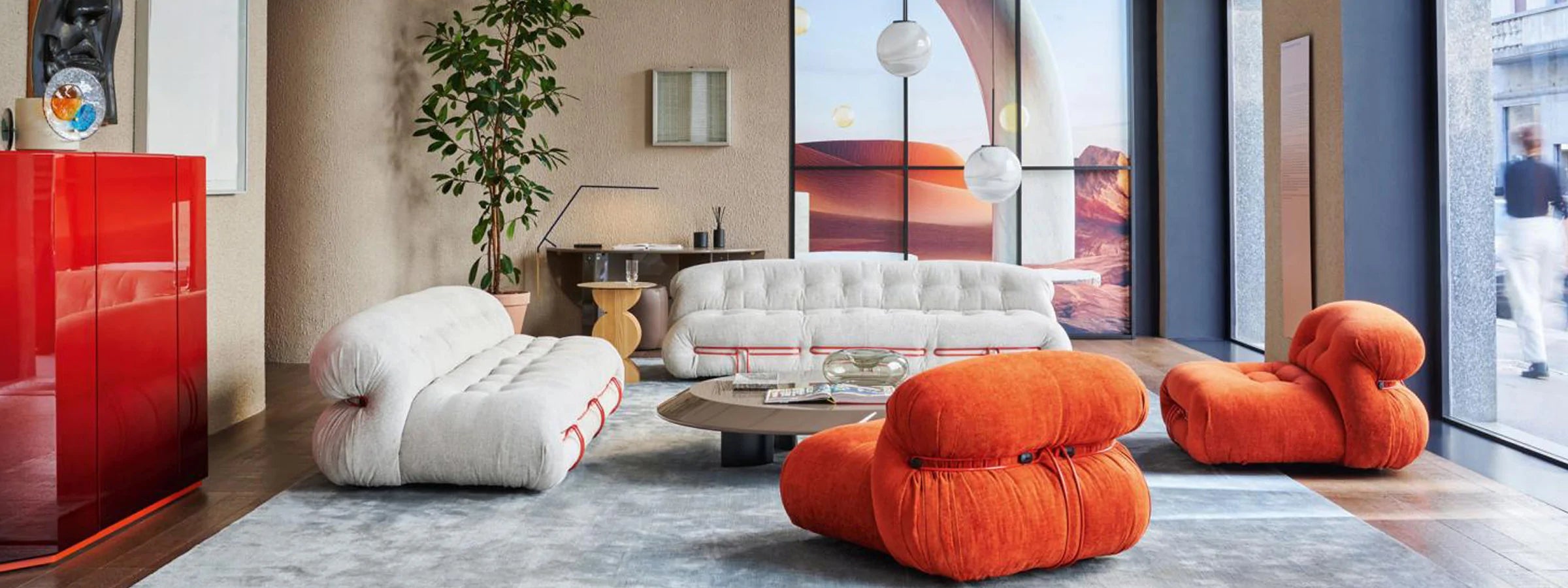 Soriana Sofa by Cassina -Design Italy