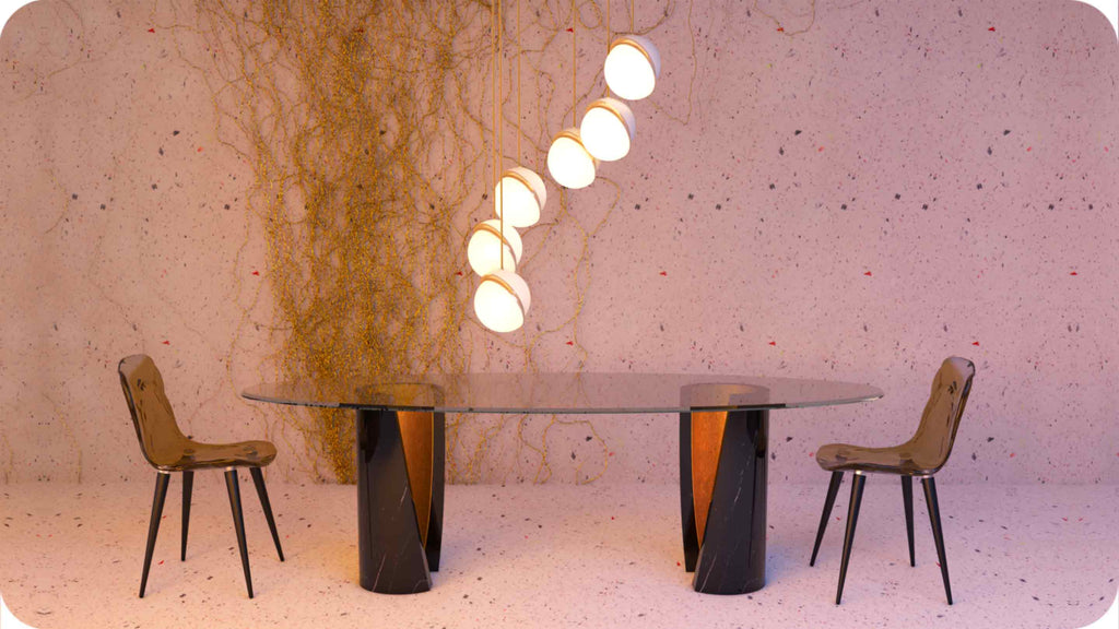 Dining Table ASYMMETRIC by Nicola Di Froscia for DFdesignLab