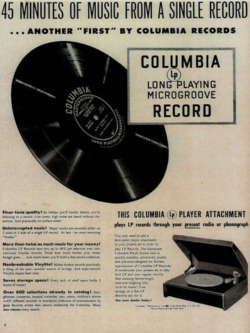 LP record Columbia Records design team 01