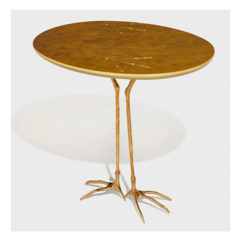 Bronze Table TRACCIA by Meret Oppenheim for Cassina