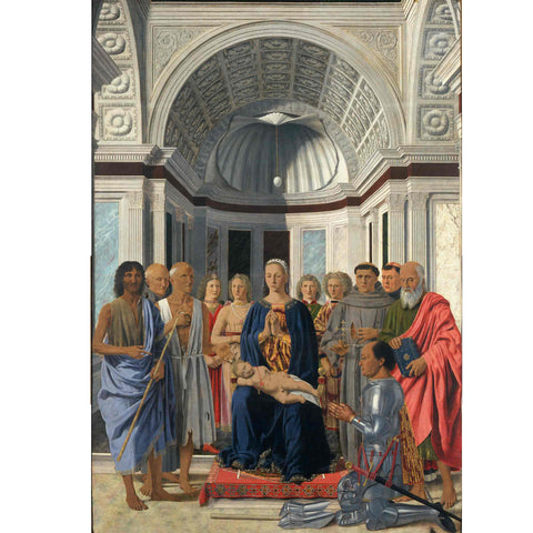 Piero della Francesca; Montefeltro Altarpiece; 1472; Pinacoteca di Brera in Milan