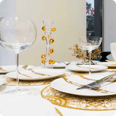 Plates THE WHITE SNOW MOI I by Antonia Astori for Driade