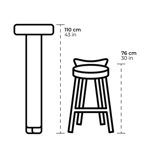 Come scegliere lo sgabello alto per la cucina o bar? - AVECASA