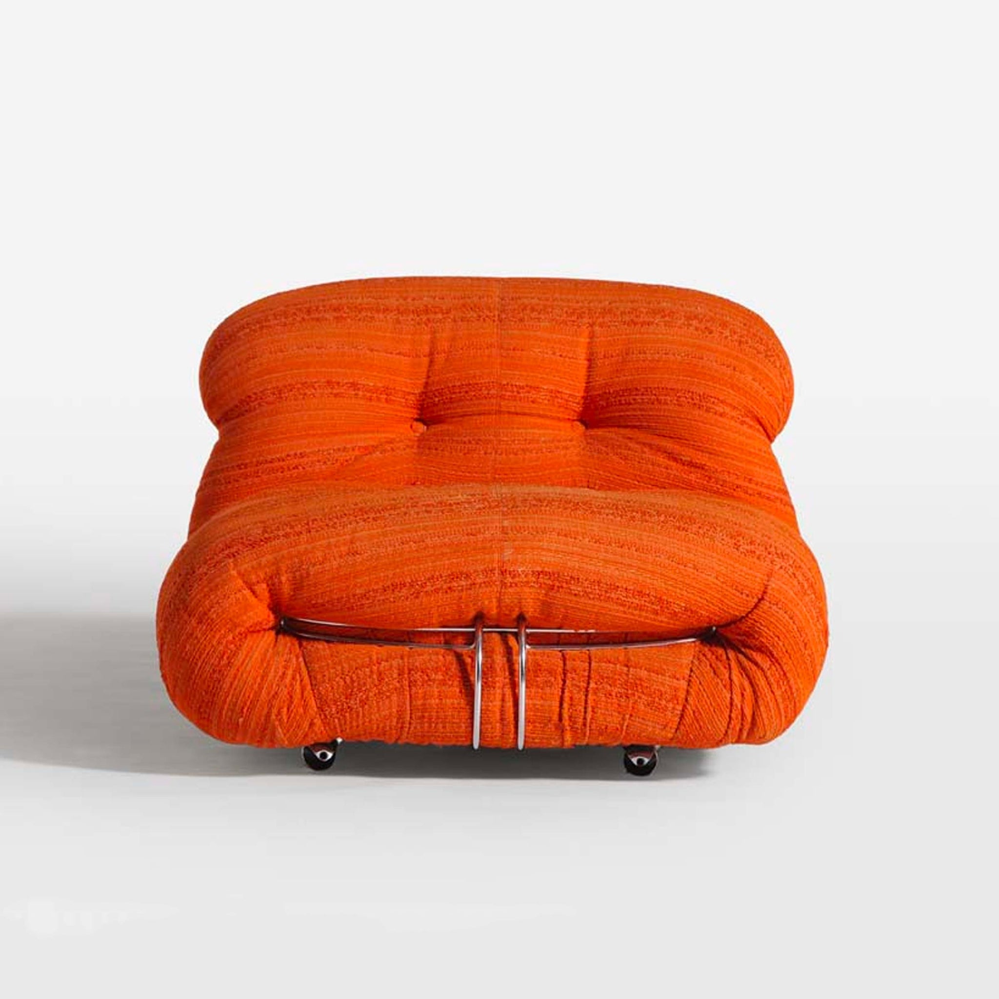 orange Soriana armchair by Afra and Tobia Scarpa for Cassina 1970 Compasso d'Oro award