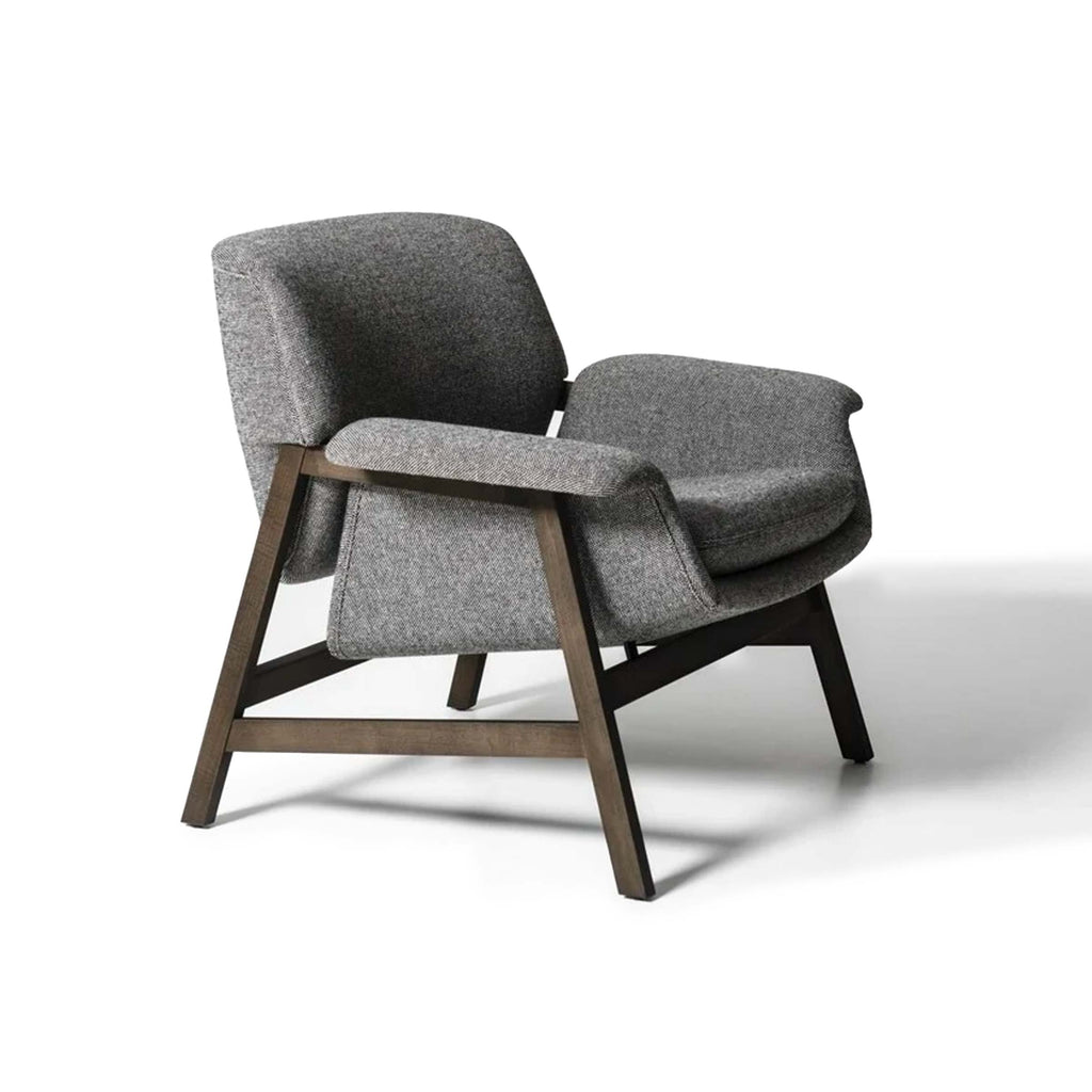 gray Agnese armchair by Gianfranco Frattini mod. 849; Tacchini 1956 Compasso d’Oro Honorable Mention 