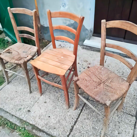 wooden chairs by Enzio mancuccia