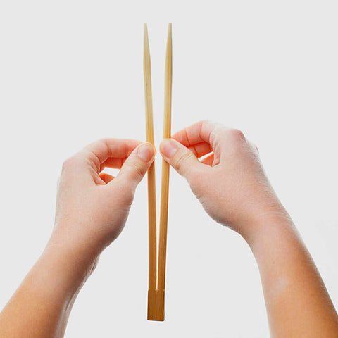 hands detaching chopstick