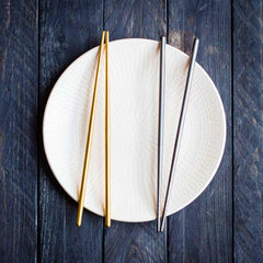 gold and silver chopsticks by Mepra Design - Design Italy