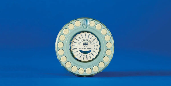 60ies Vintage contraceptive pill case