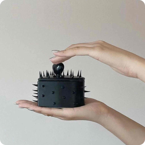 Black Heart Scented Candle by Dubravka Vidovic