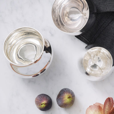 Silver-Plated Water Glasses TREVOR by Kristina Niedderer for Paola C