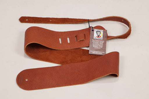 Ladder Back Series 3 Saddle Brown Leather Guitar Strap 