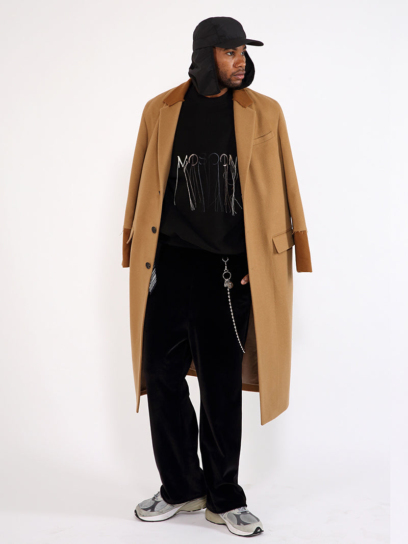 C-CASHMERE OVERSIZED LONG COAT · CAMEL