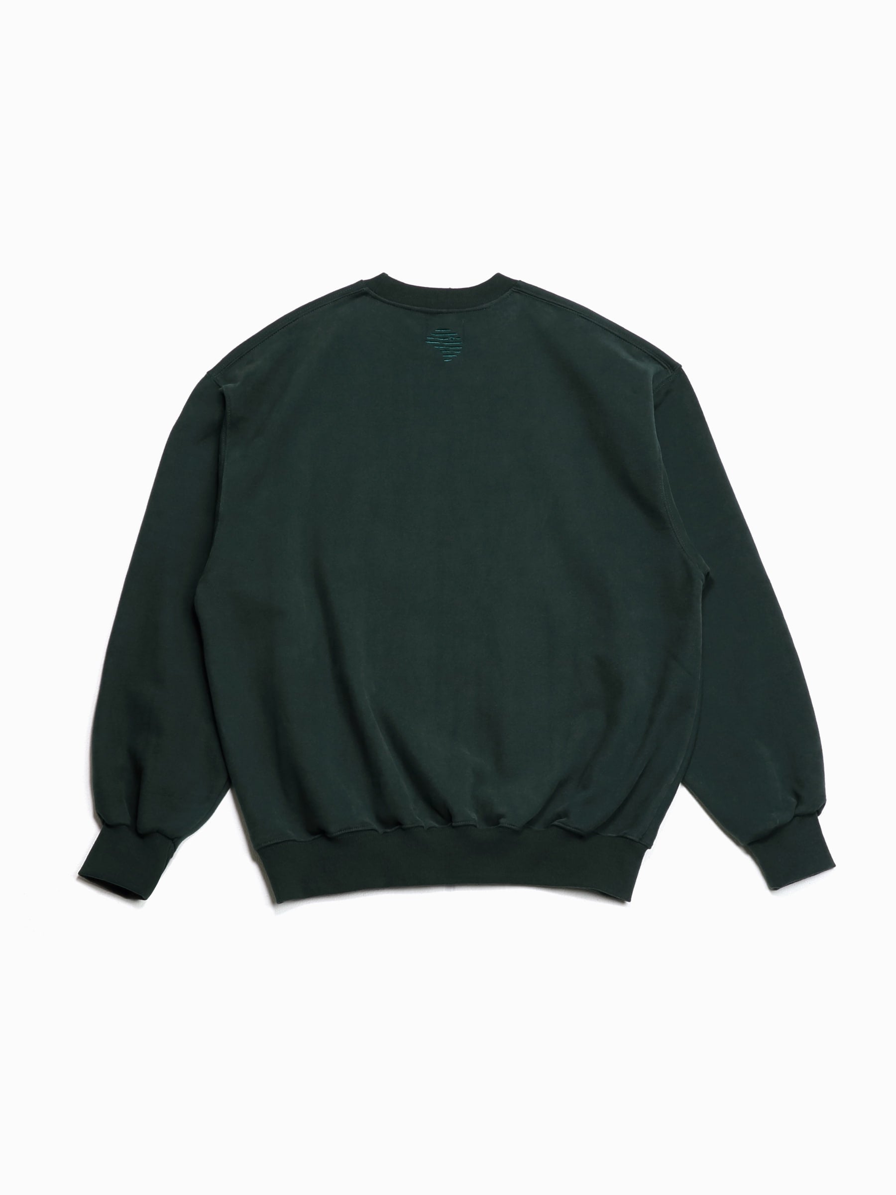 OVERSIZE MOSOON-EMBROIDERED SWEATSHIRT · GREEN