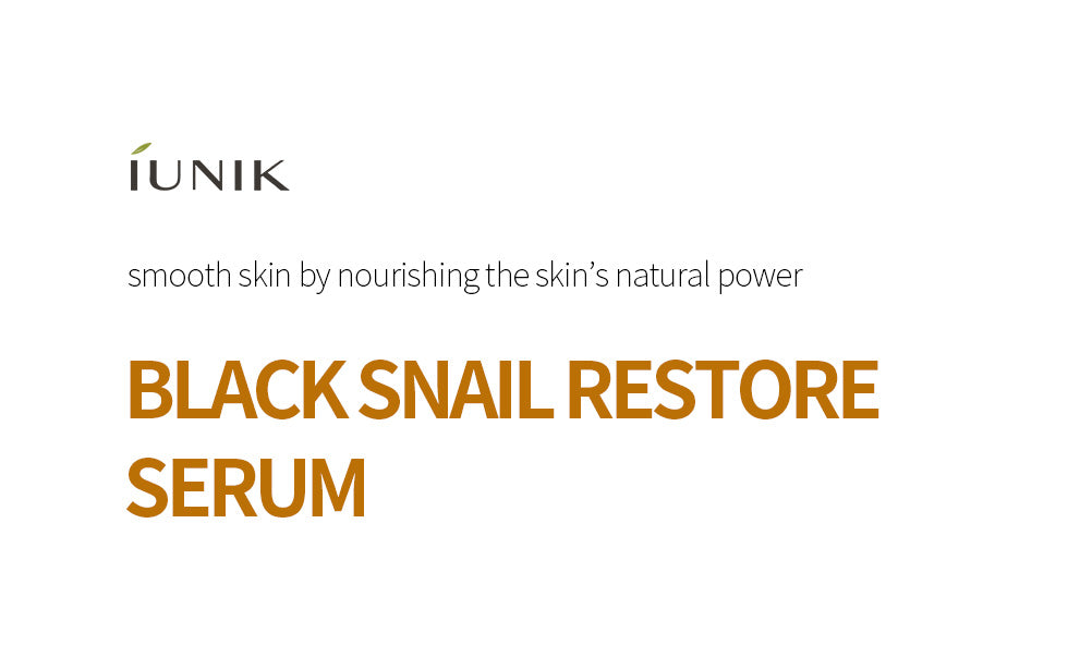 iUNIK Black Snail Restore Serum