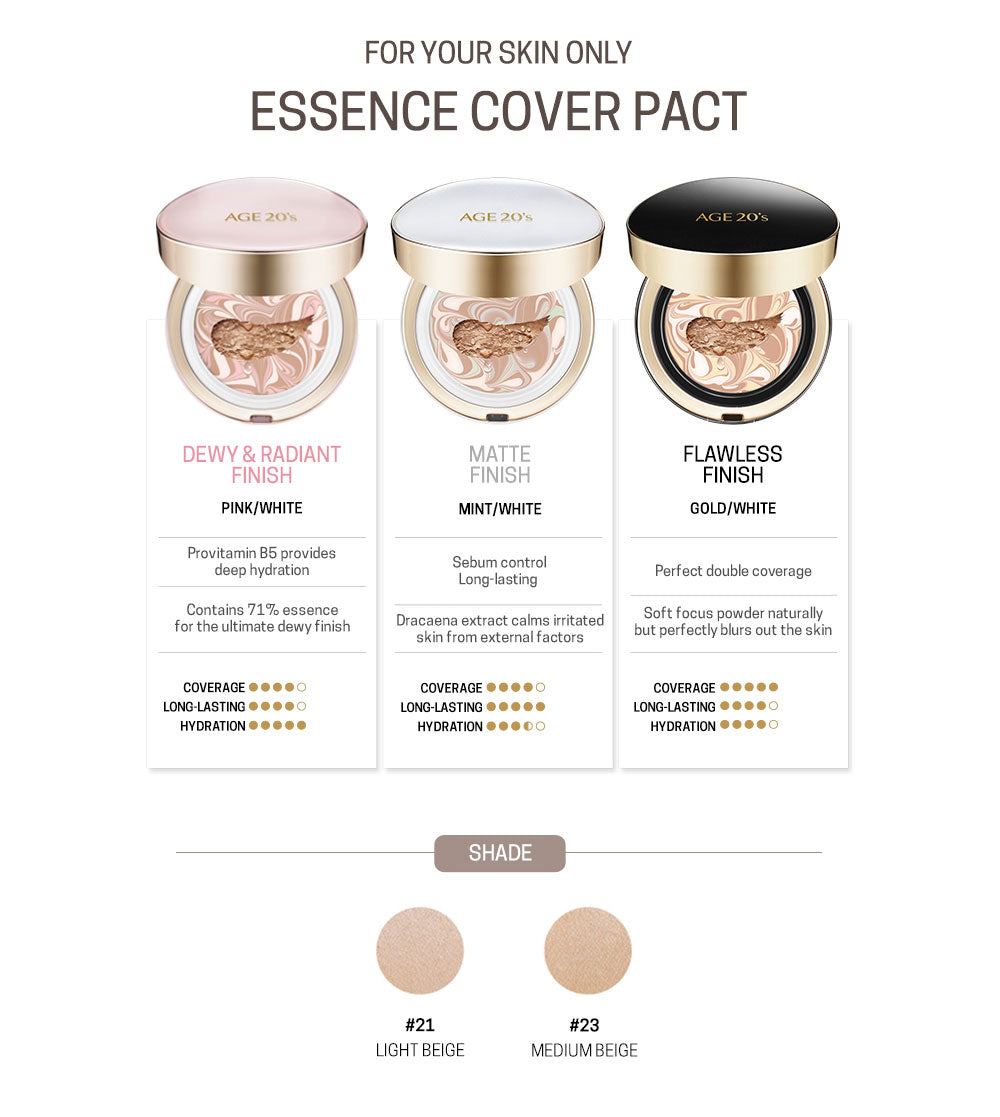 AGE20s Signature Essence Cover Pact Intense Cover - Fondotinta + ricar –  K-ippun Haru