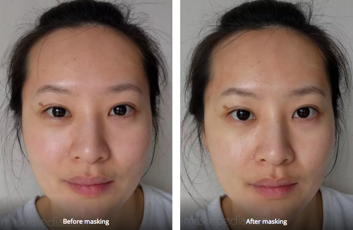 M Review 60 - Dr Jart Cicapair Calming Mask before and after