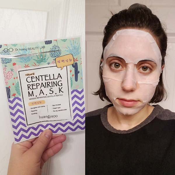 huangjisoo centella repairing mask - m review 67