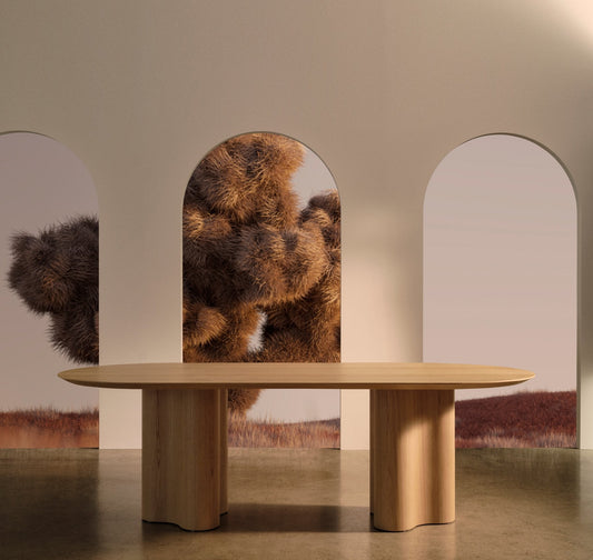 13+ Pill Shape Dining Table