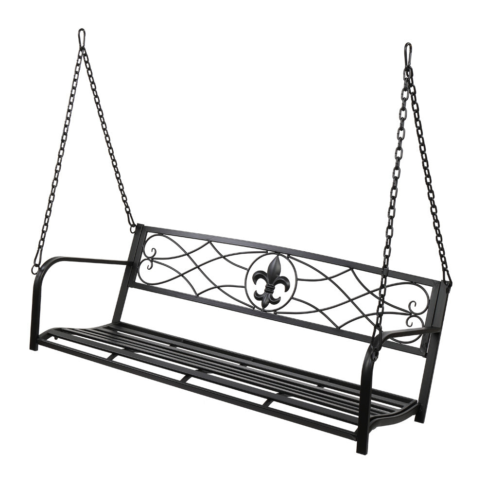 heavy duty metal porch swing