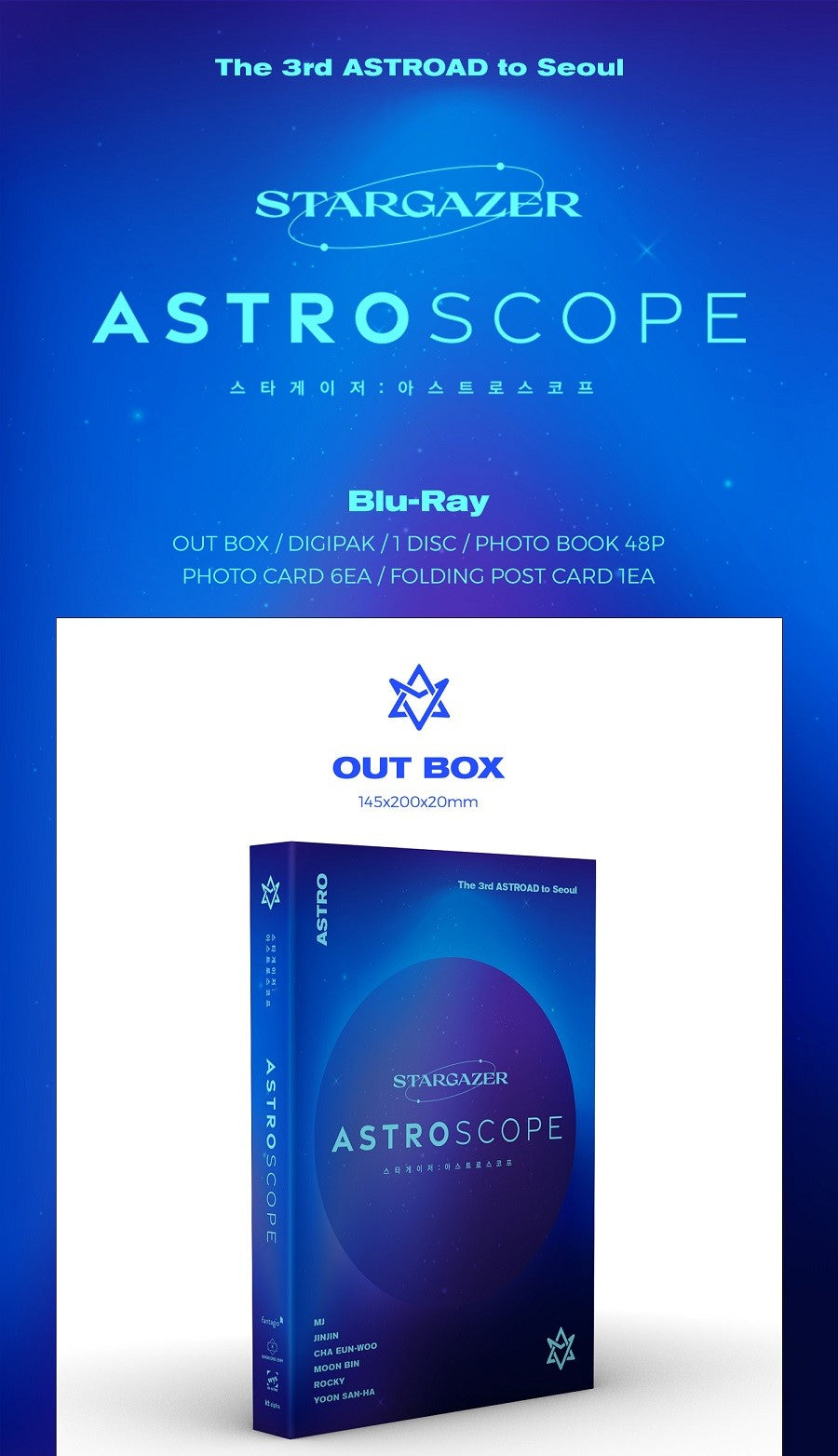 1度再生しましたASTROSCOPE Blu-ray FC限定盤 ASTRO - ミュージック