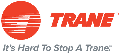 Trane logo - it's hard to stop a Trane