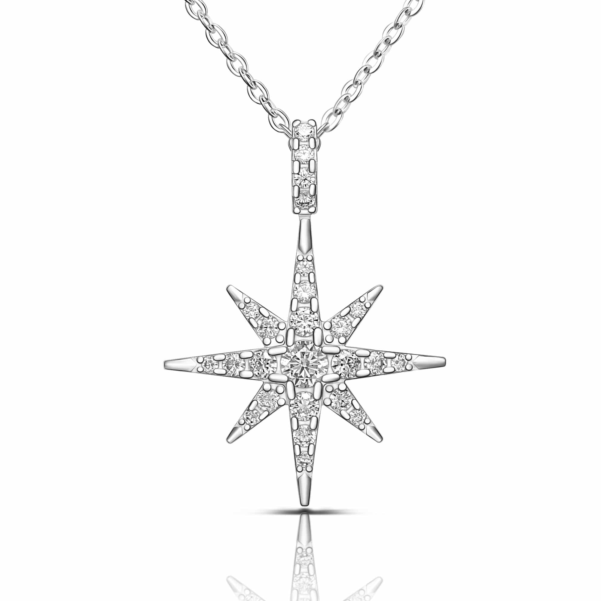 Sterling Silver Necklace - Eleganzia Jewelry