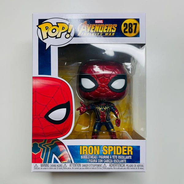 funko pop iron spider 287