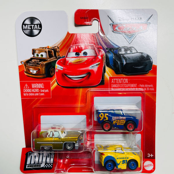 disney mini racers 3 pack